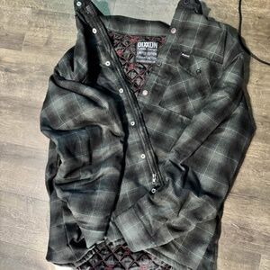 Dixxon flannel snap on heavy weight jacket